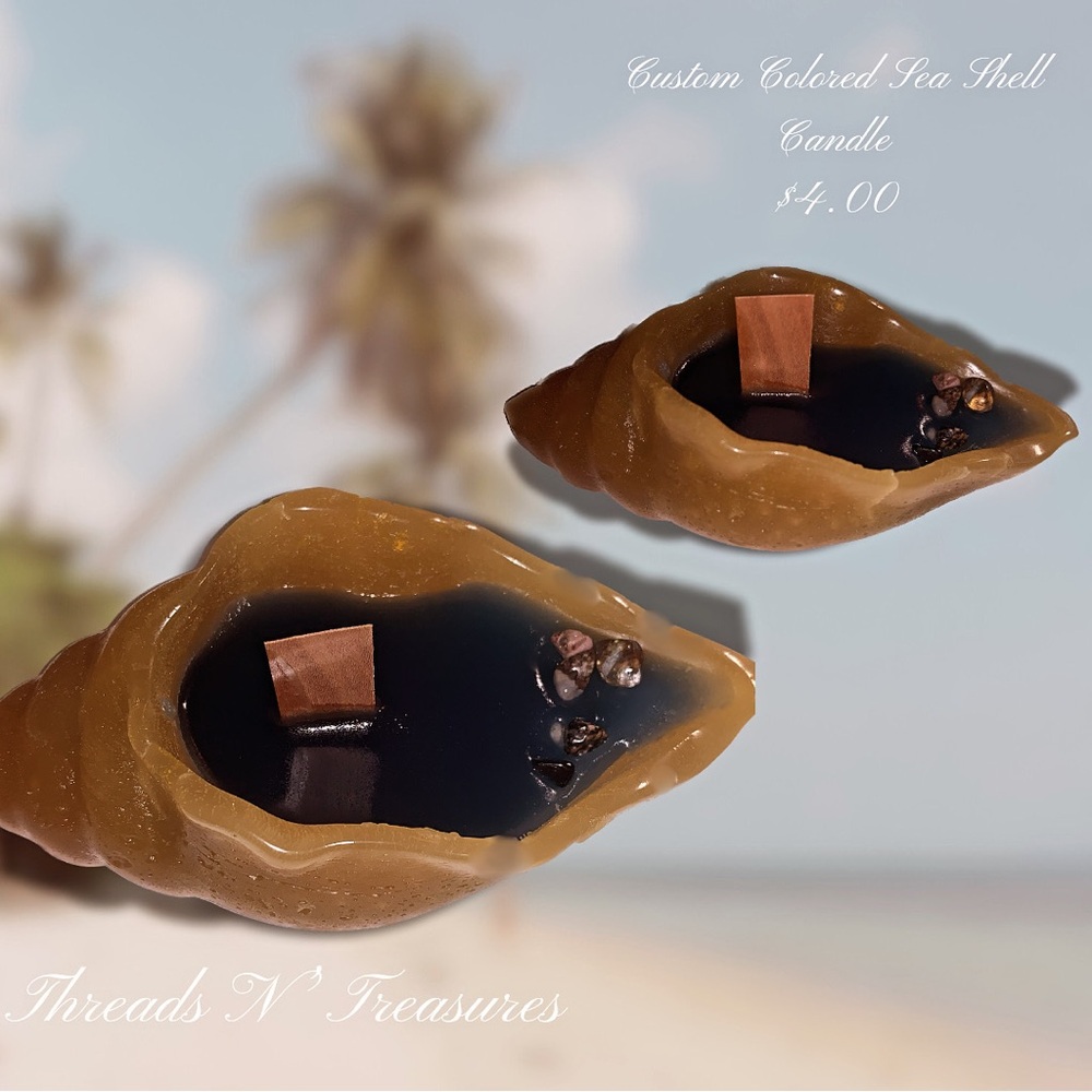 Seashell Candle - Picture 1 of 1